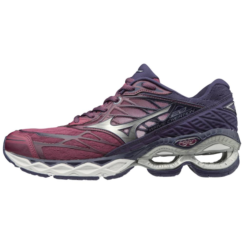 Mizuno Wave Creation 20 Női Futócipő Lila/Titán FLK354927